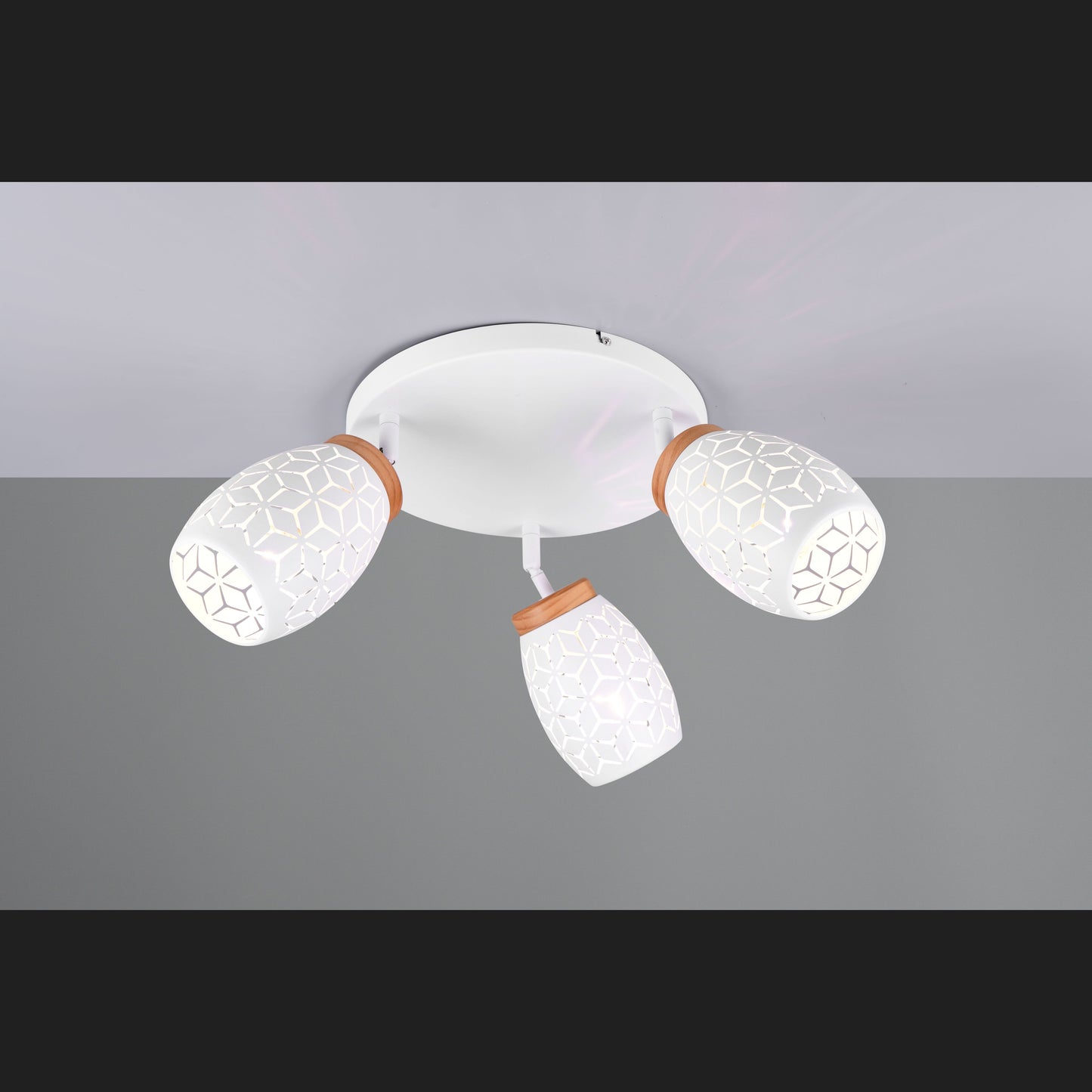 Bidar - Ceiling Lamp - White Matt - Reality - R61573331
