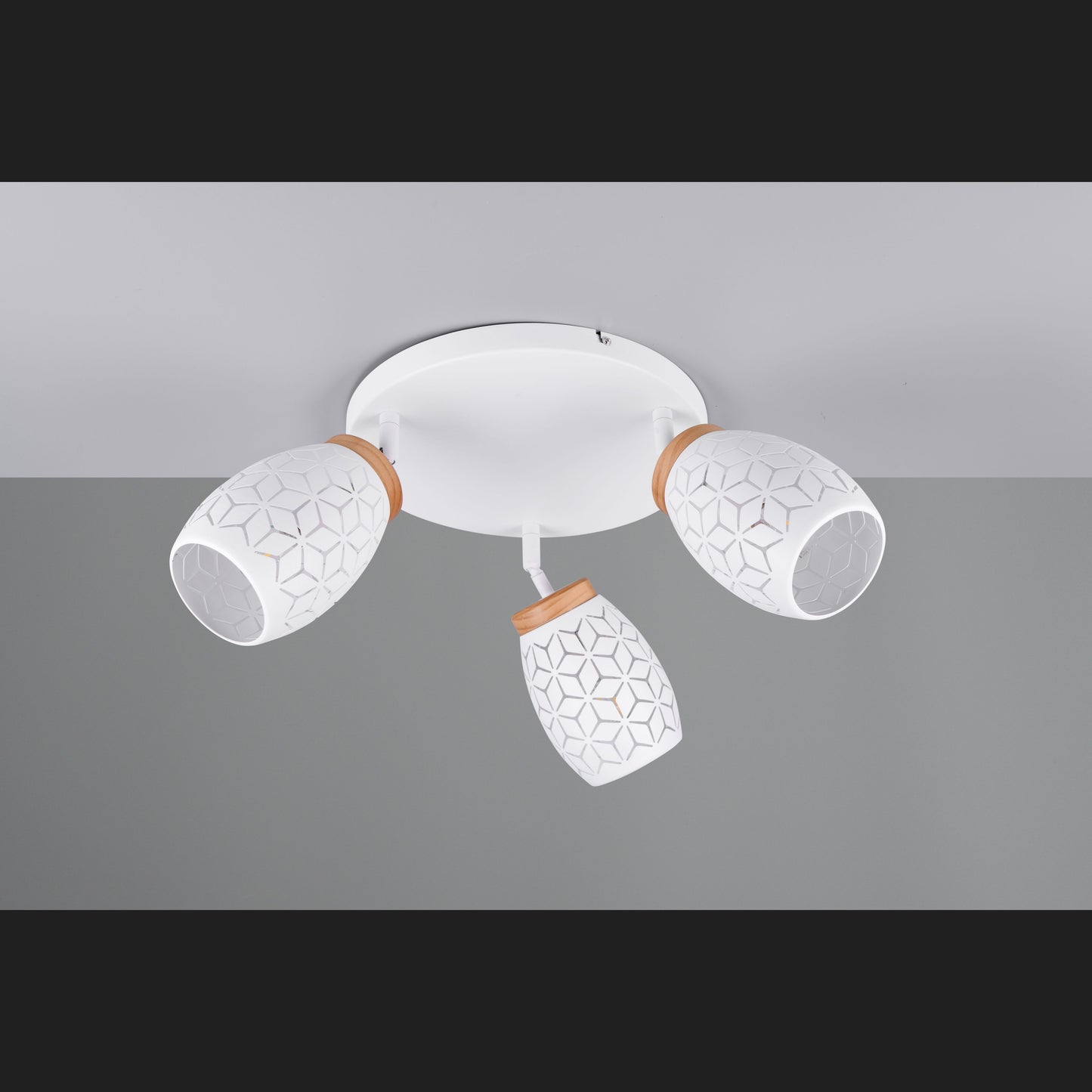 Bidar - Ceiling Lamp - White Matt - Reality - R61573331