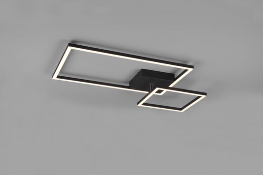 Padella  - Ceiling lamp - Black Matt - Reality