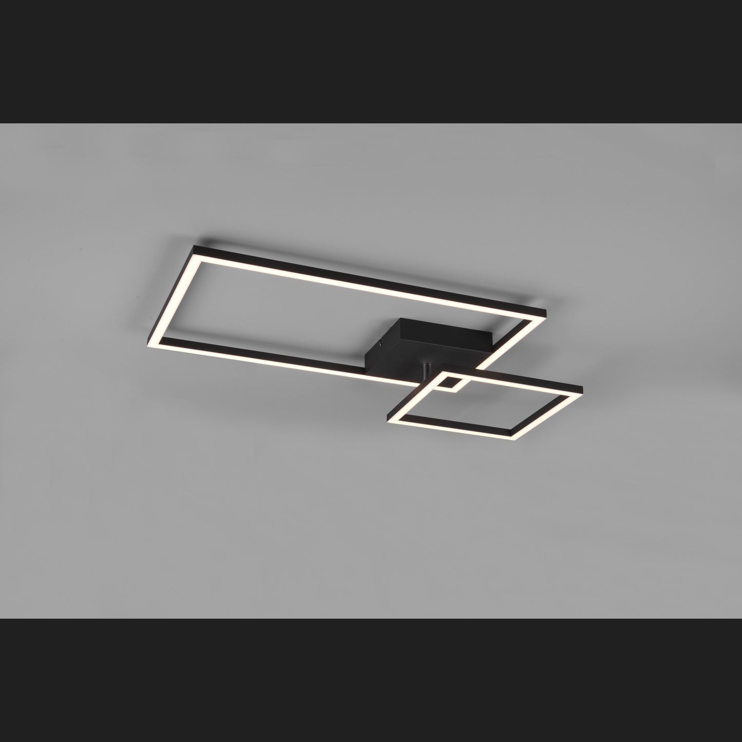 Padella  - Ceiling lamp - Black Matt - Reality