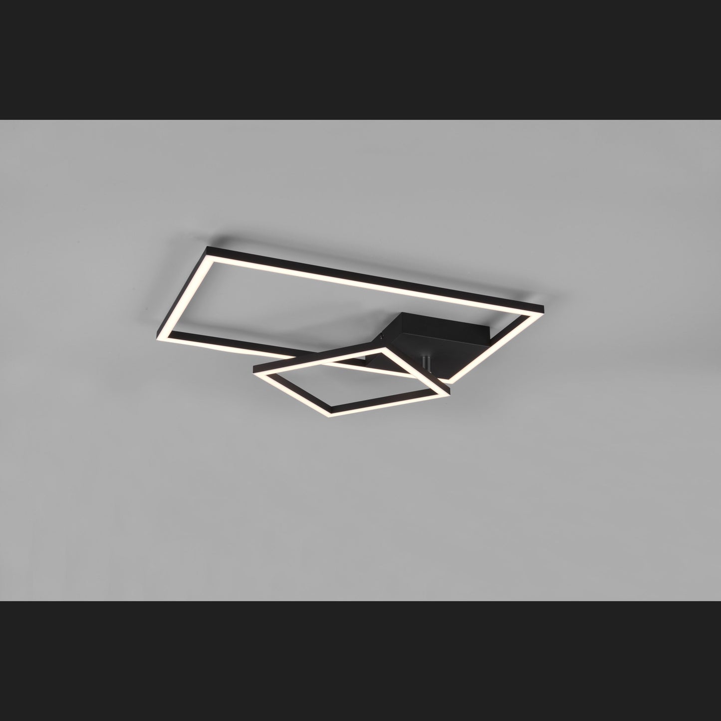 Padella  - Ceiling lamp - Black Matt - Reality