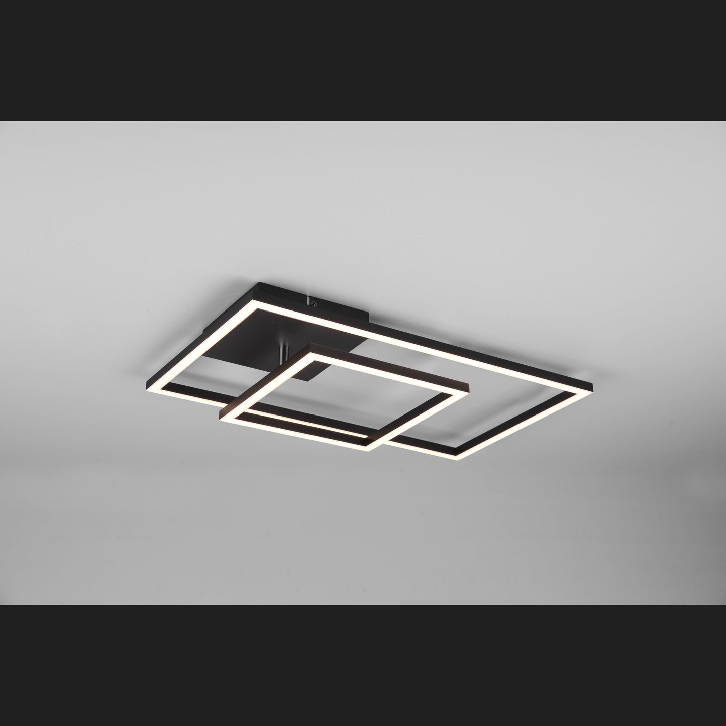 Padella  - Ceiling lamp - Black Matt - Reality