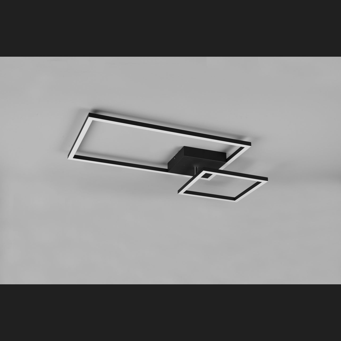 Padella  - Ceiling lamp - Black Matt - Reality