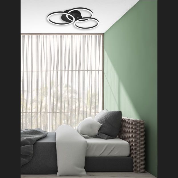 Circle  - Ceiling lamp - Black Matt - Reality