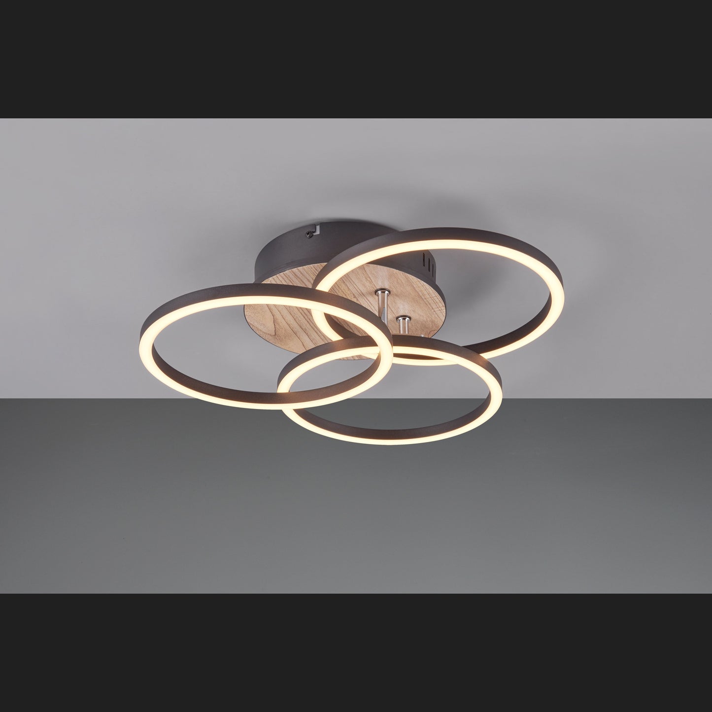 Circle  - Ceiling lamp - Wood Imitation - Reality
