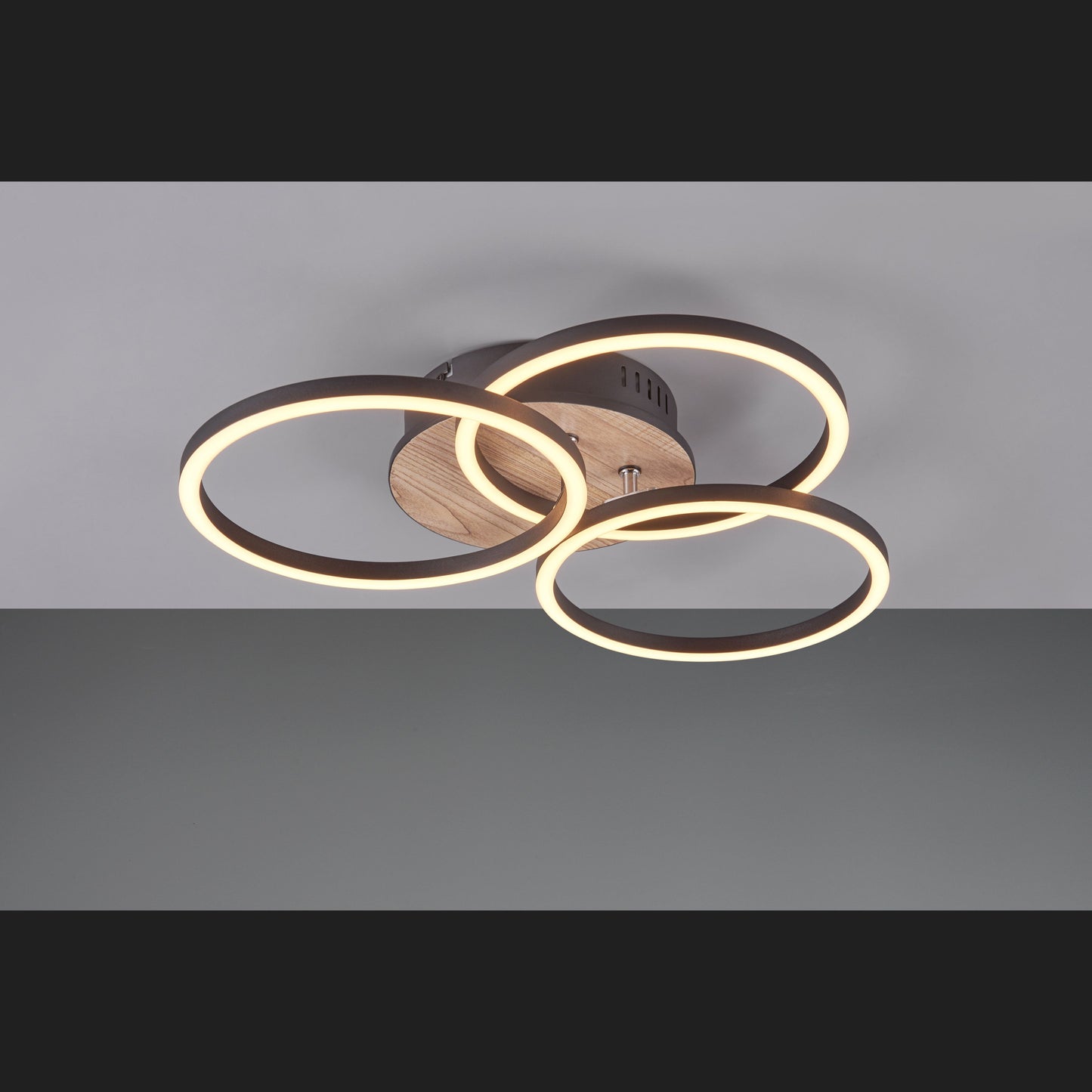 Circle  - Ceiling lamp - Wood Imitation - Reality