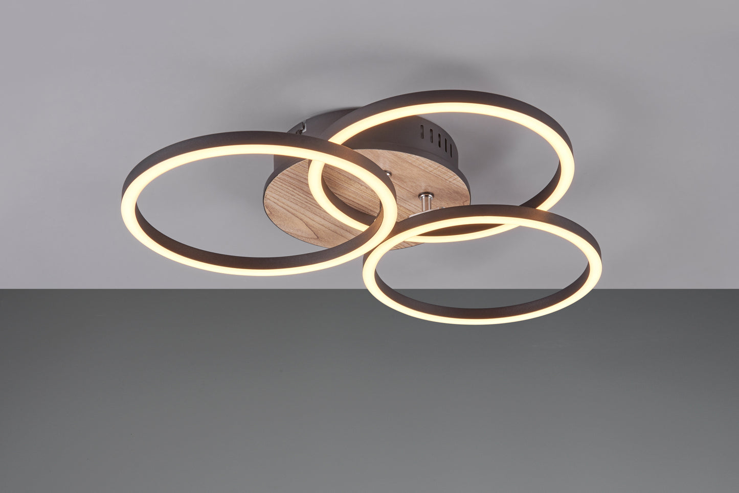 Circle  - Ceiling lamp - Wood Imitation - Reality