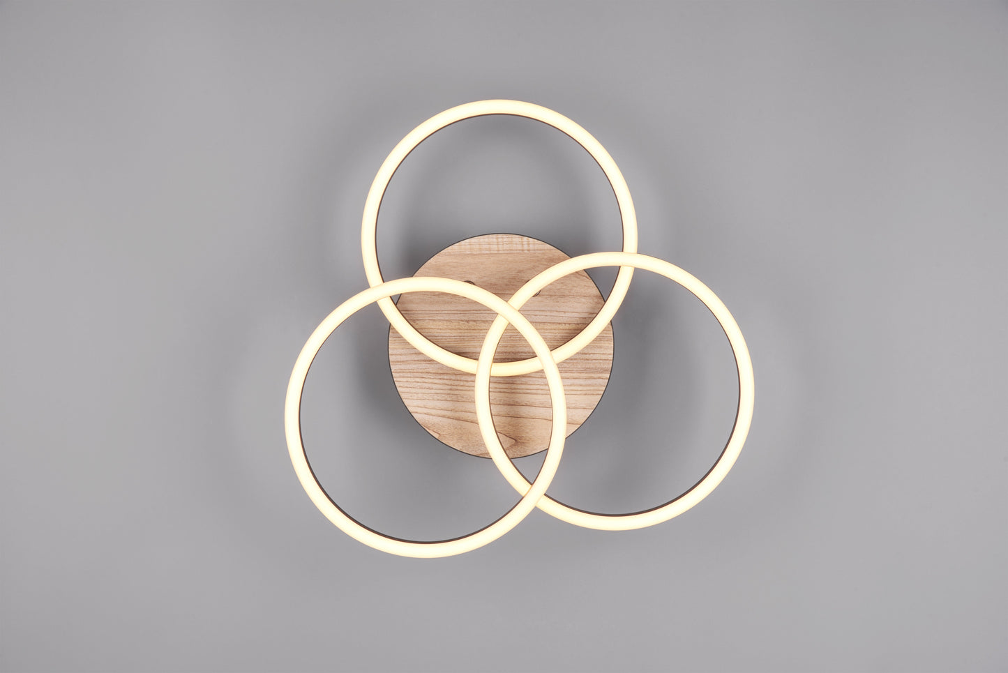 Circle  - Ceiling lamp - Wood Imitation - Reality