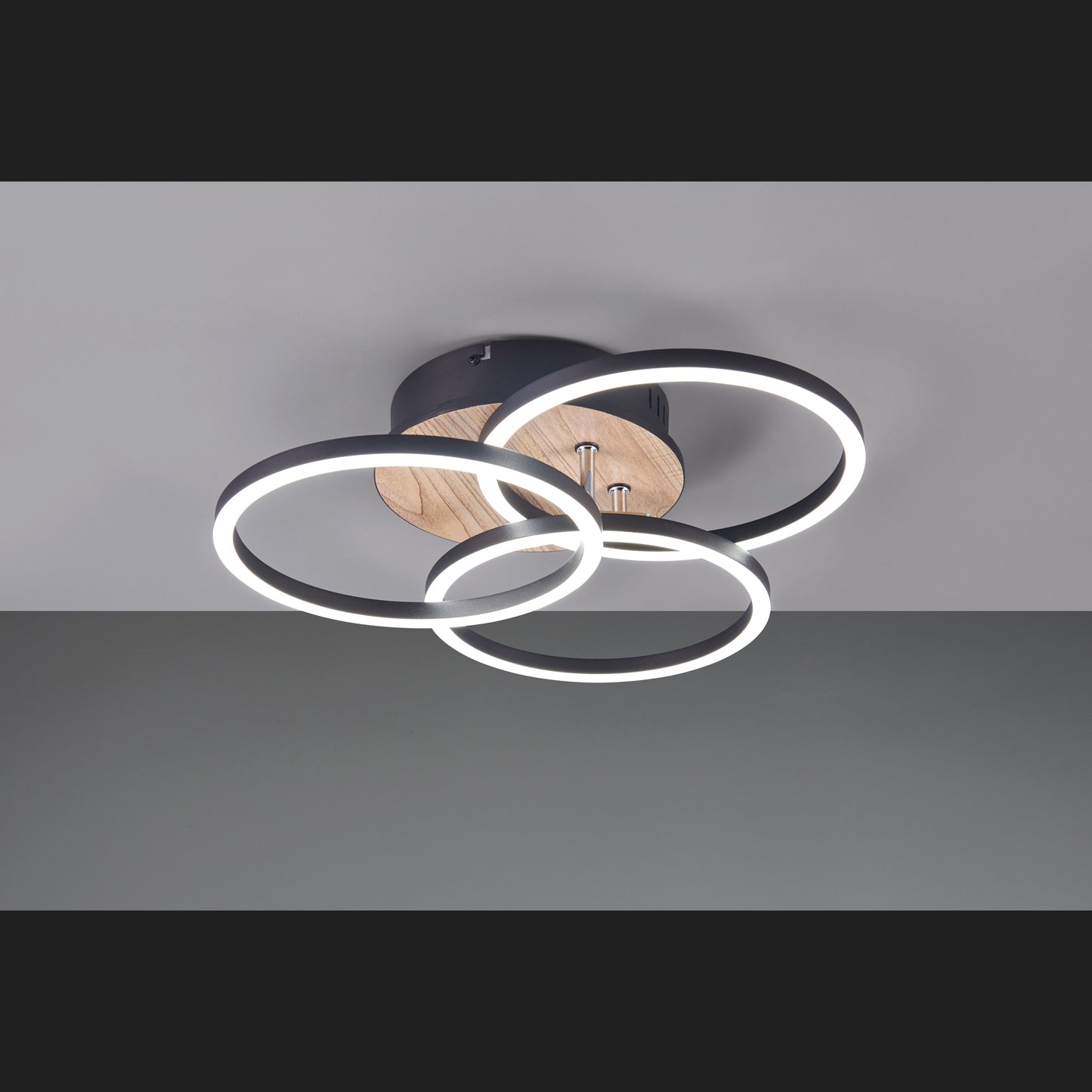 Circle  - Ceiling lamp - Wood Imitation - Reality