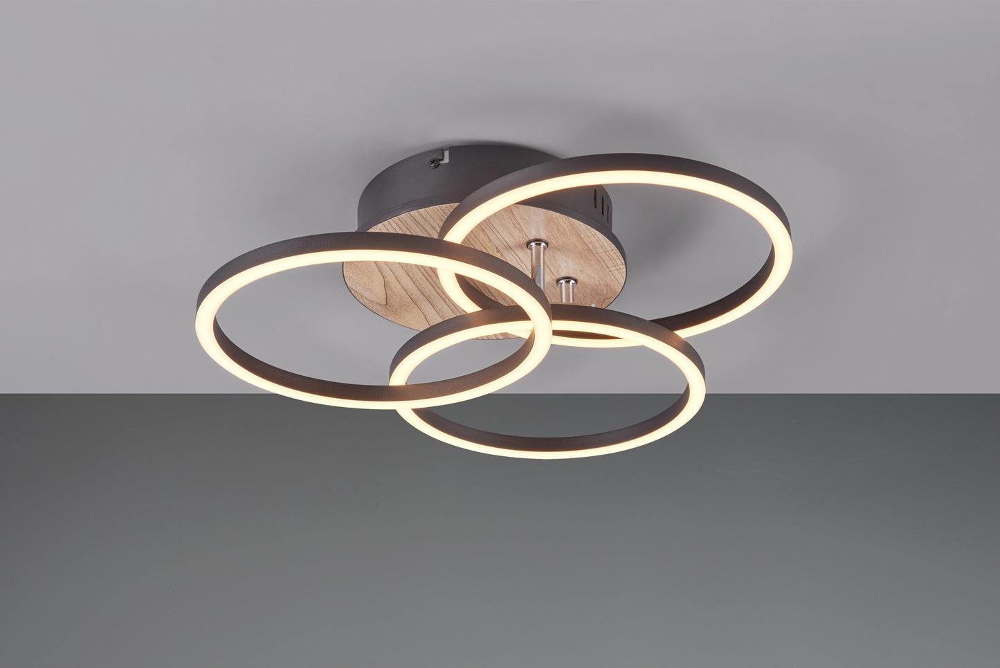 Circle  - Ceiling lamp - Wood Imitation - Reality