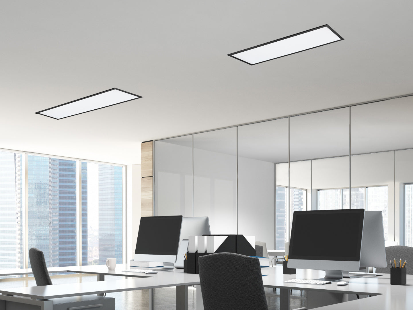 Gamma  - Ceiling lamp - Black Matt - Reality