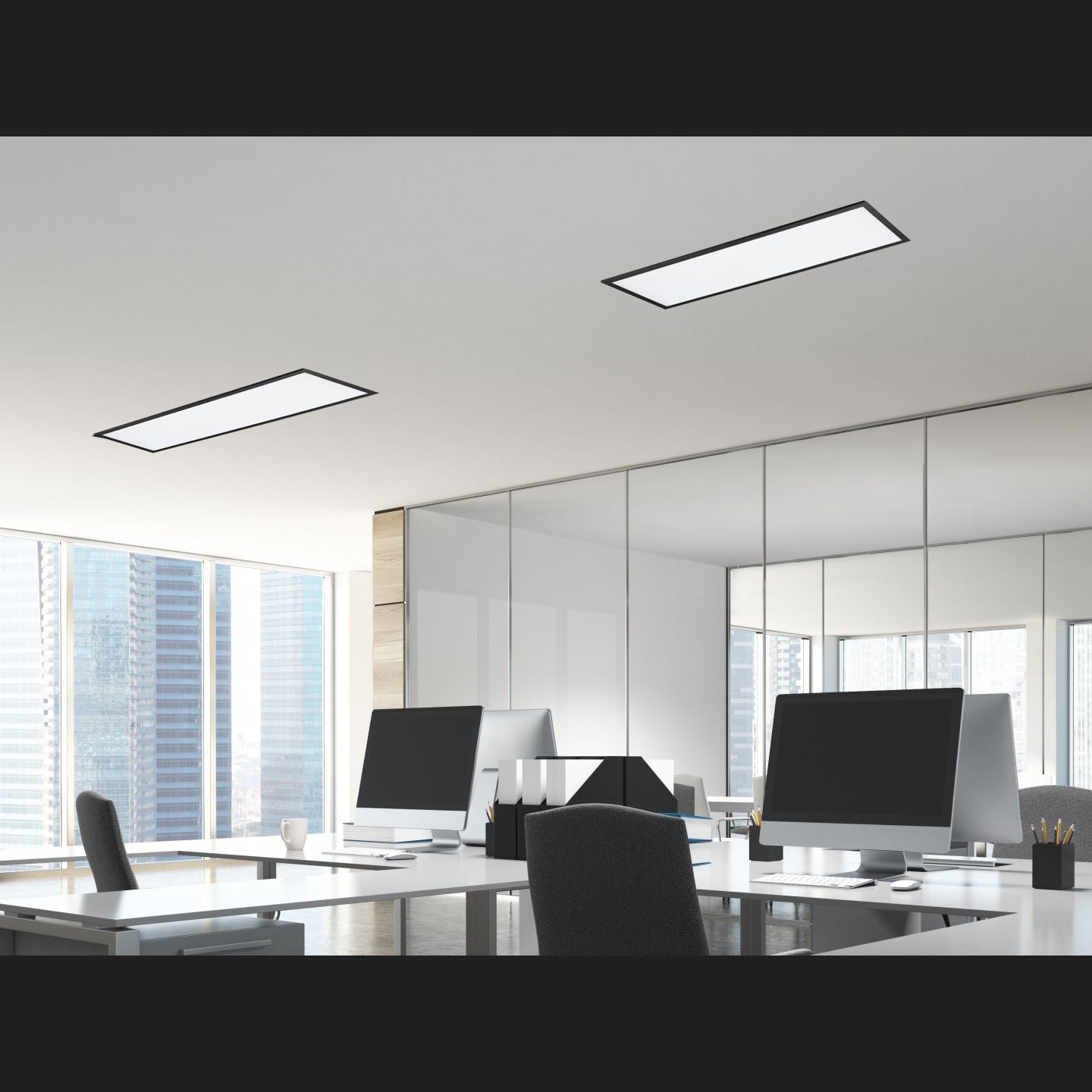 Gamma  - Ceiling lamp - Black Matt - Reality