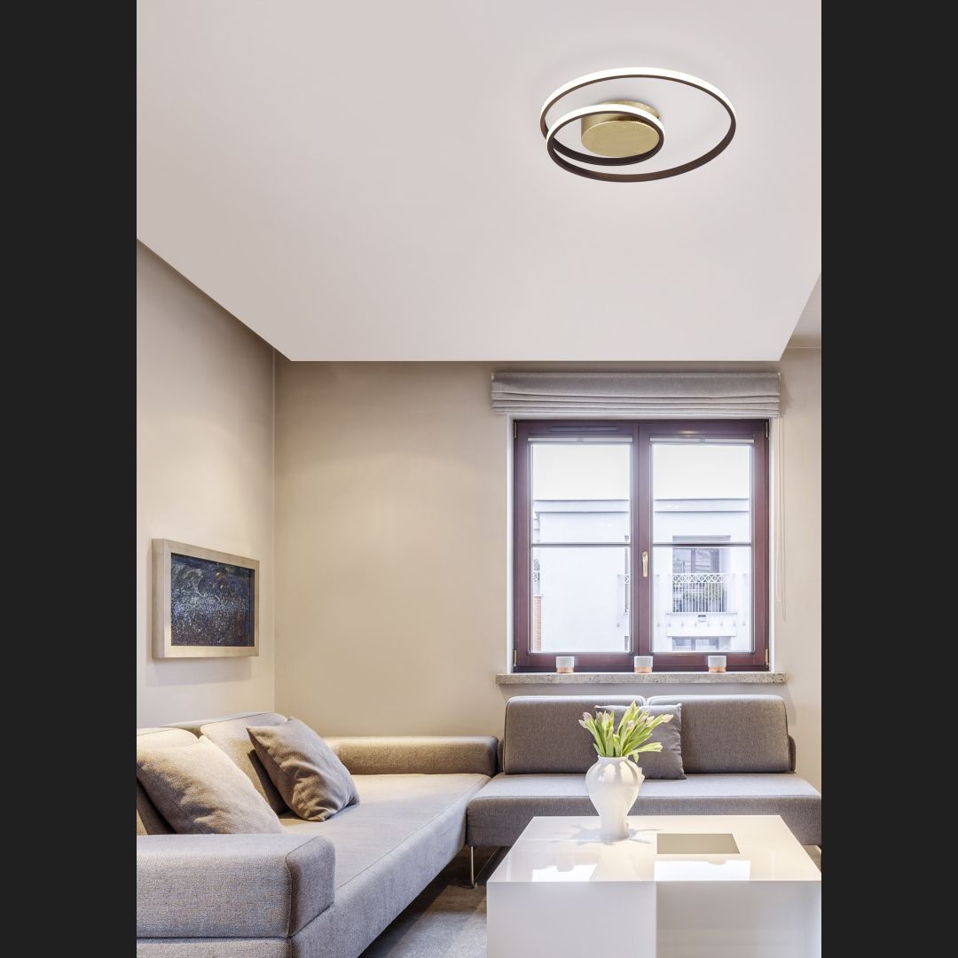Zibal  - Ceiling lamp - Rusty - Reality