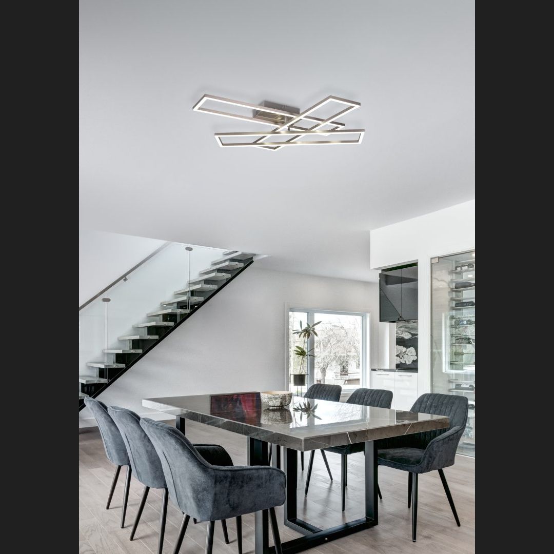 Corso - Ceiling Light - Nickel Matt - Reality - R64423107