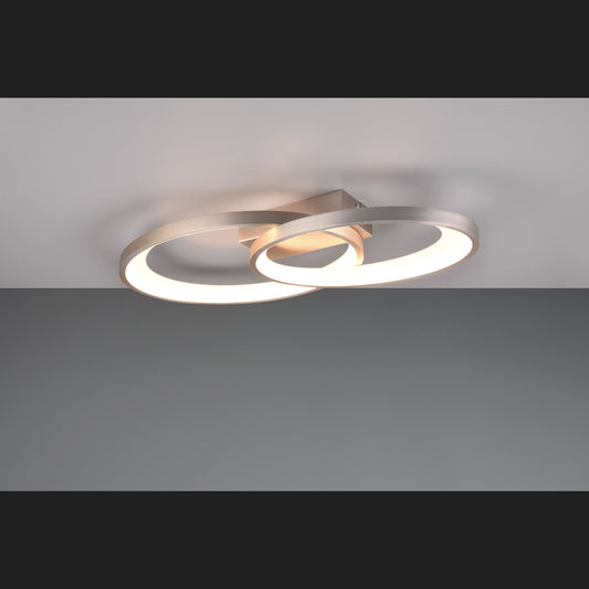 Malaga  - Ceiling lamp - Nickel Matt - Reality