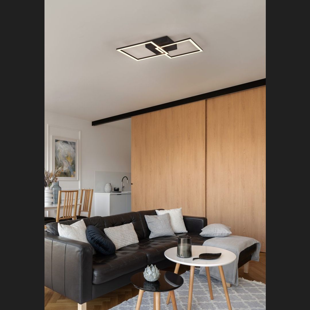 Trail  - Ceiling lamp - Black Matt - Reality