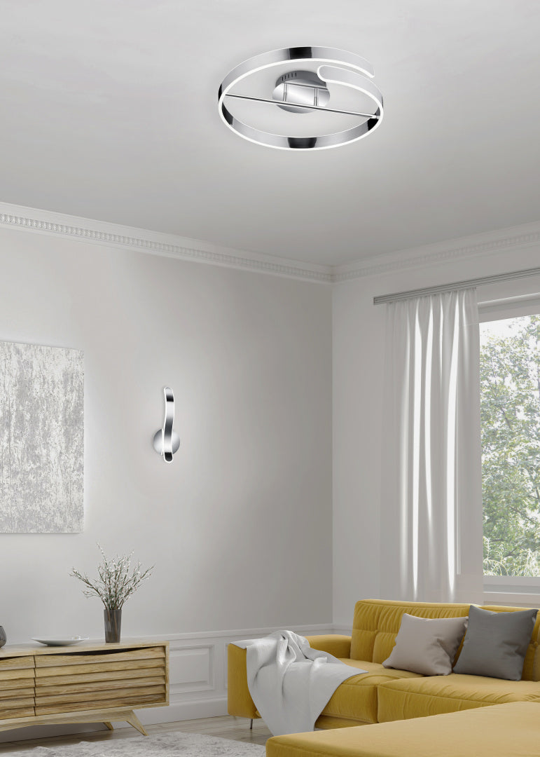 Parma  - Ceiling lamp - Chrome - Reality