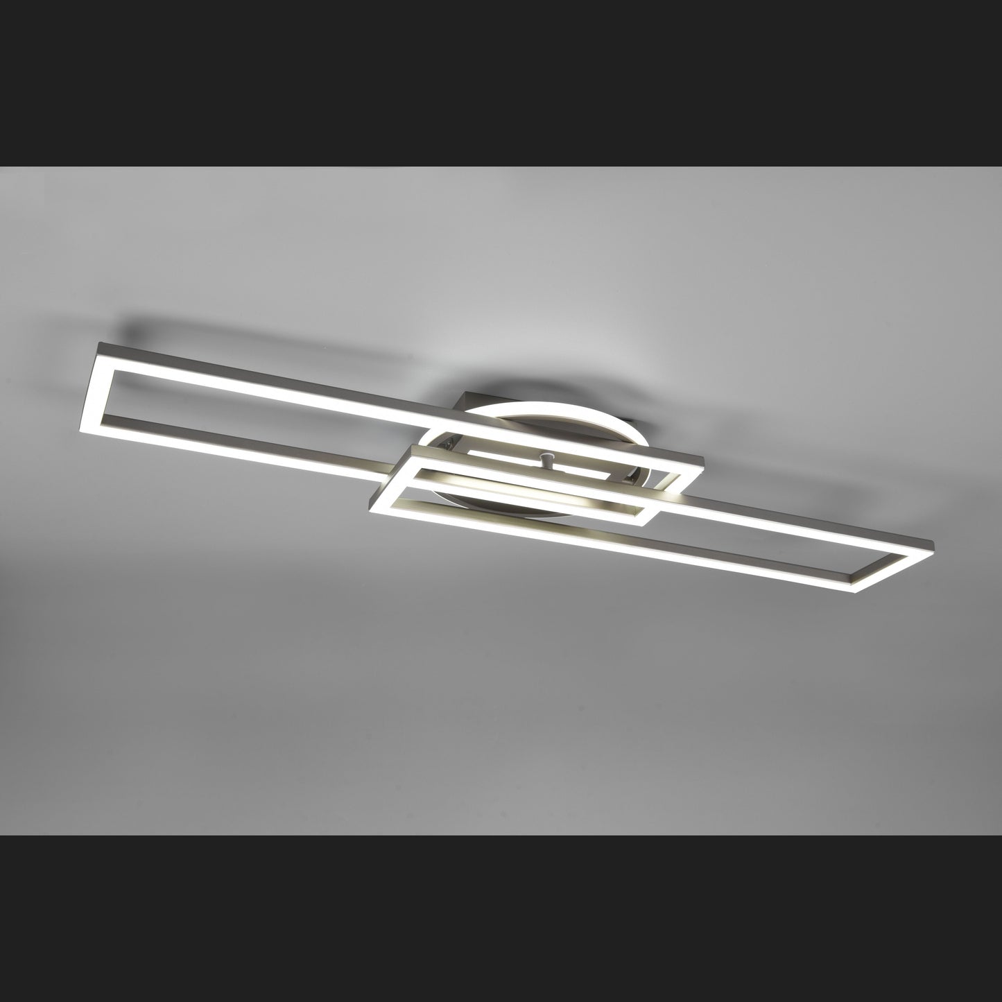 Twister - Ceiling Light - Nickel Matt - Reality - R67183107