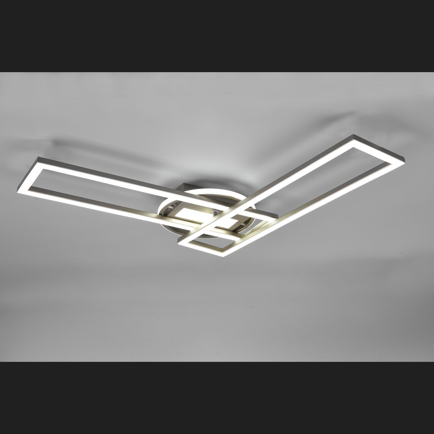 Twister - Ceiling Light - Nickel Matt - Reality - R67183107