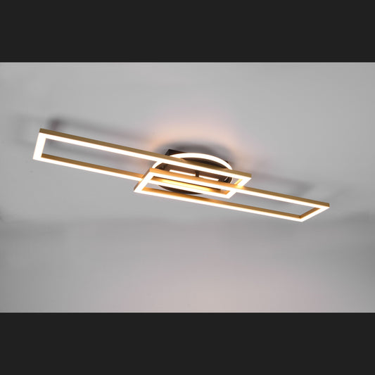 Twister - Ceiling Light - Brass Matt - Reality - R67183108