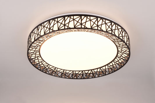 Cluster  - Ceiling lamp - Black - Reality