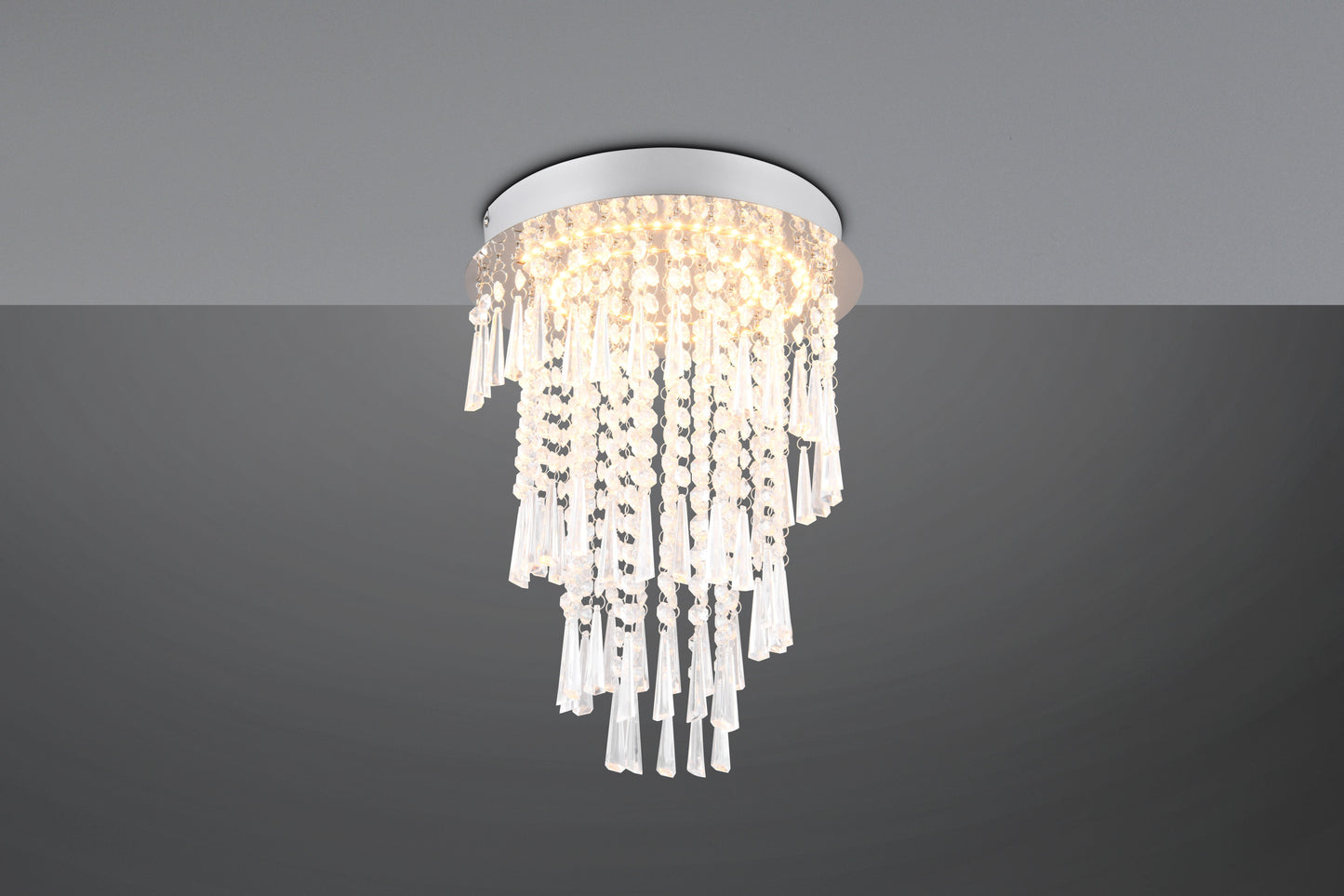 Pomp  - Ceiling lamp - Chrome - Reality