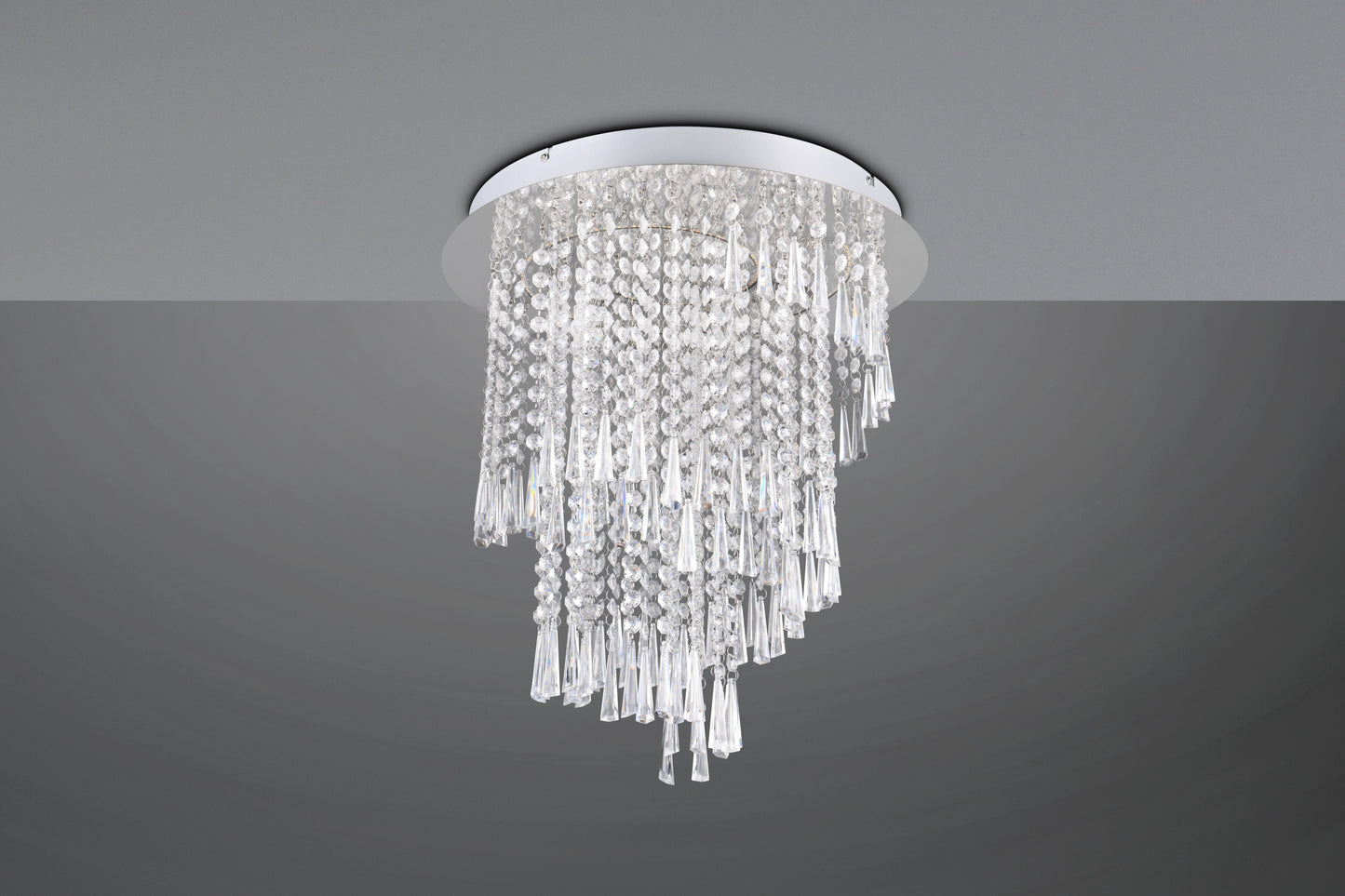 Pomp  - Ceiling lamp - Chrome - Reality