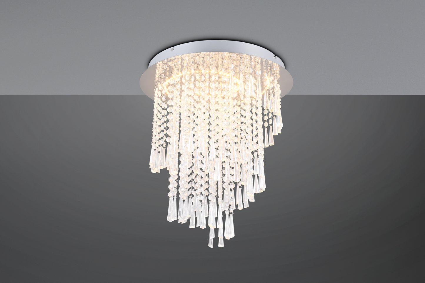 Pomp  - Ceiling lamp - Chrome - Reality