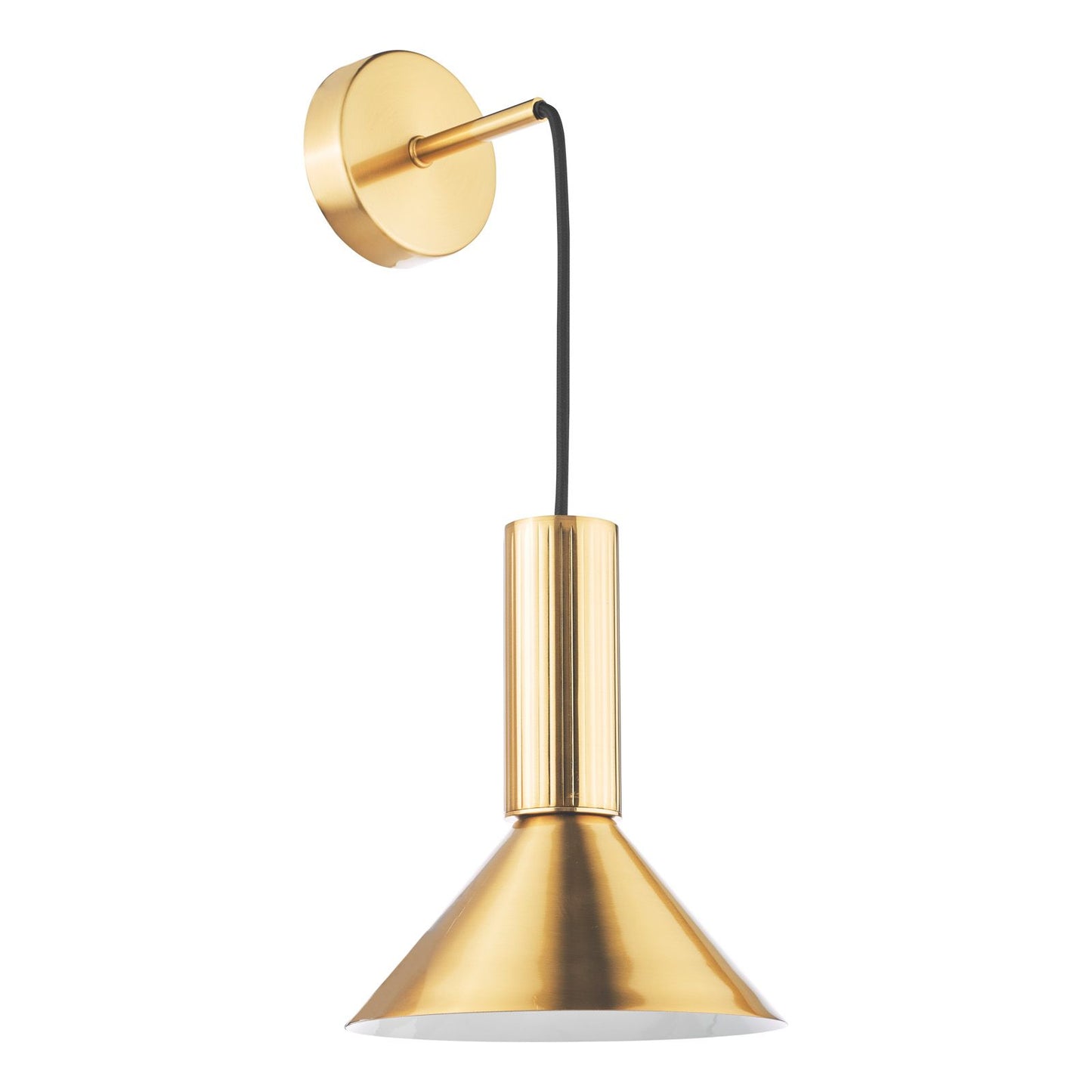 Ragnar Pendant/Wall Light Natural Brass
