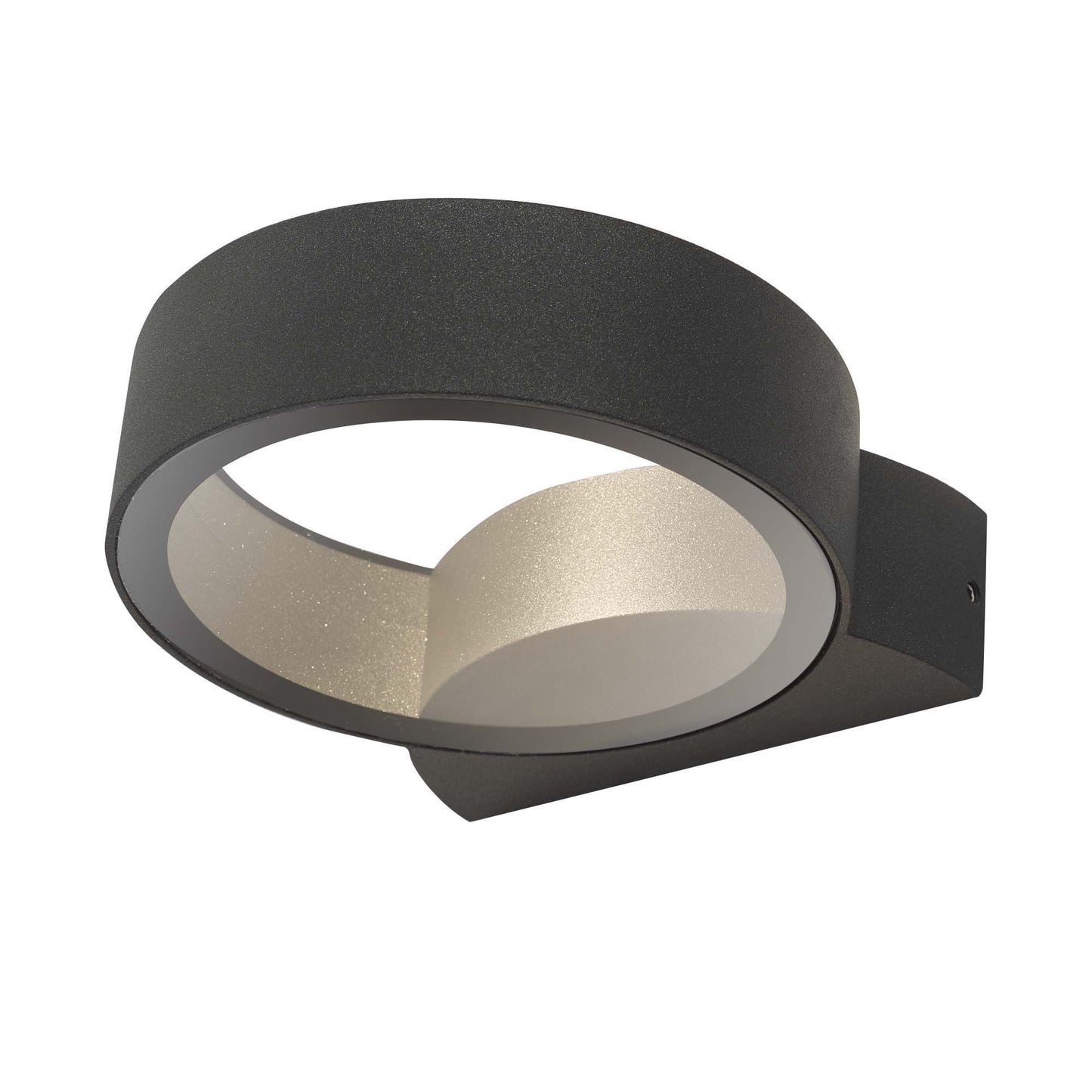 Reon Outdoor Wall Light Matt Grey Glass IP65 LED