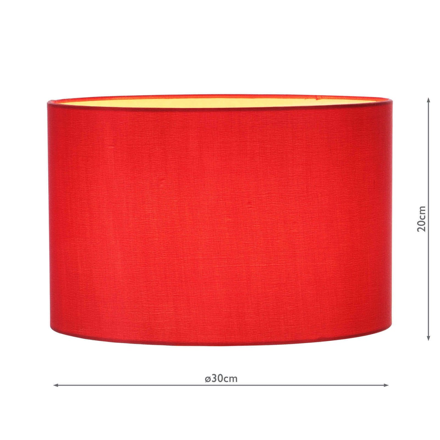 Rheneas Table Lamp Shade Red 30cm