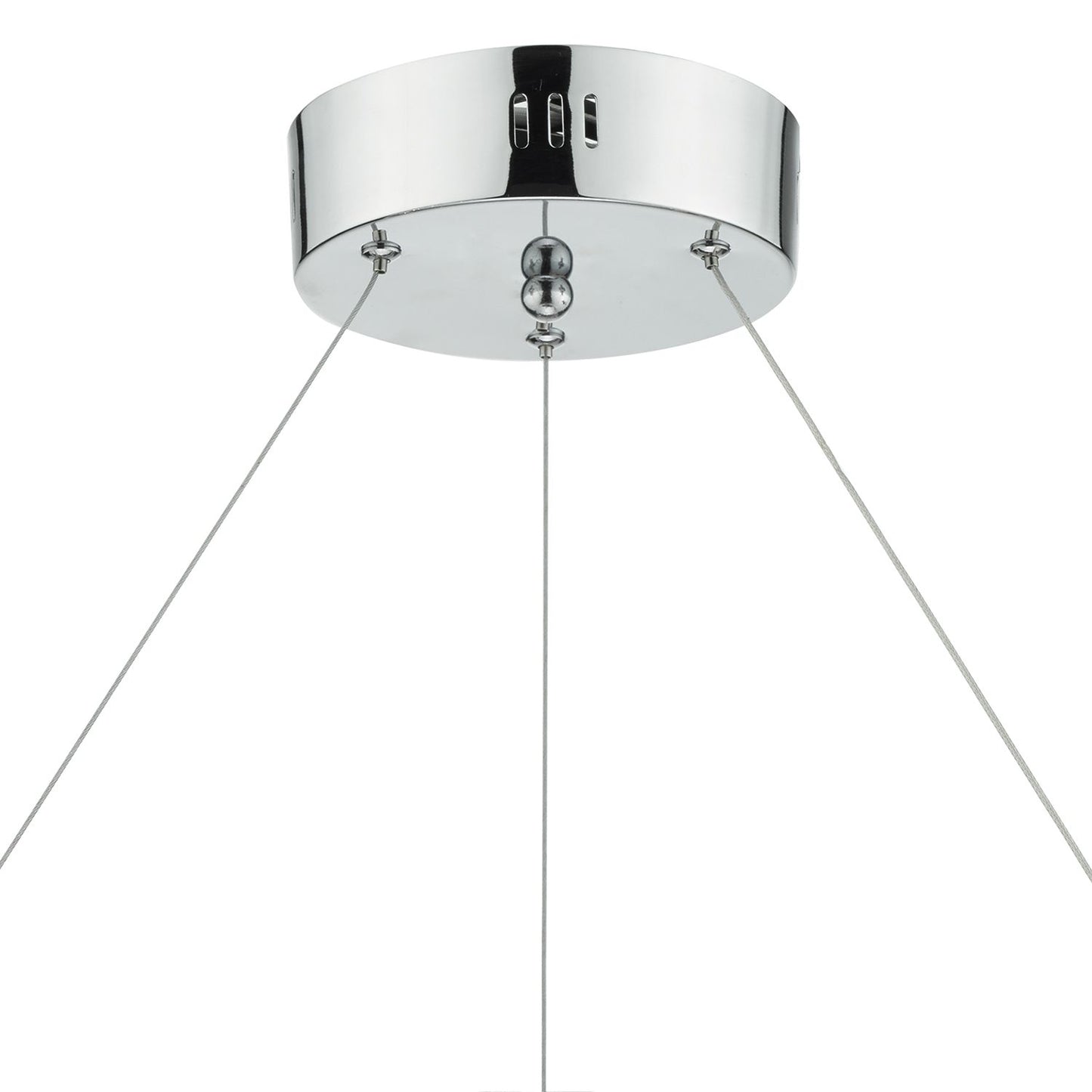 Roma Pendant Polished Chrome Crystal LED