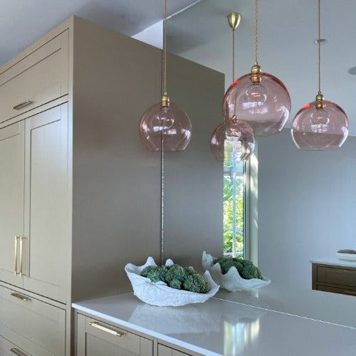 Rowan  Pendant lamp S Bright coral