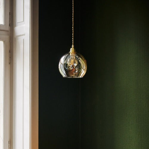 Rowan  Pendant lamp L Golden smoke