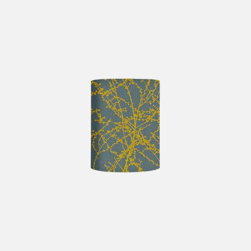 Fabric lampshade E Branches Grey/Ochre