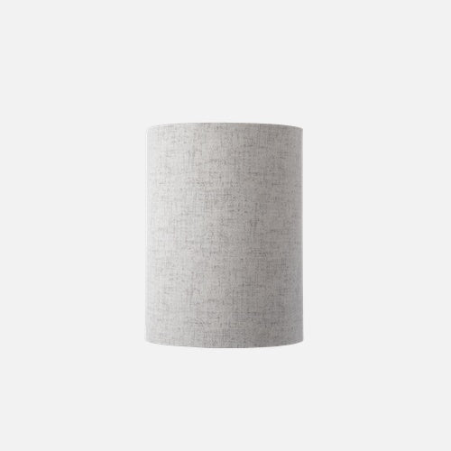 Fabric lampshade D Marl Silver