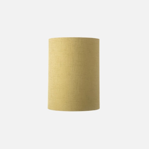 Fabric lampshade D Marl Yellow