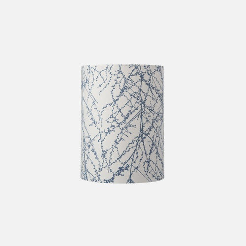 Fabric lampshade D Branches Indigo