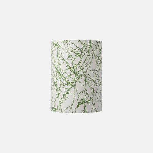 Fabric lampshade D Branches Green