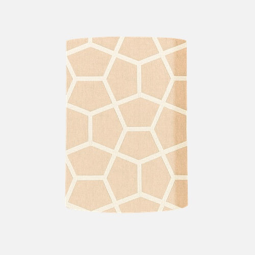 Fabric lampshade D Glyptic Buff