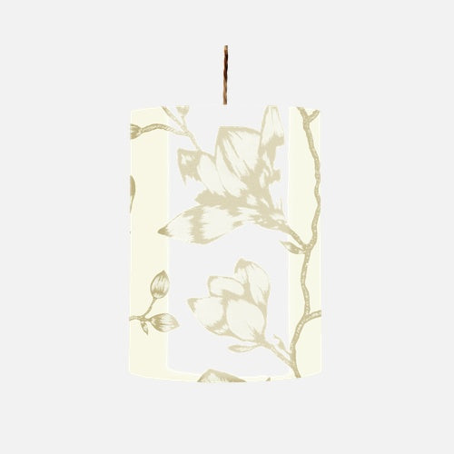 Fabric lampshade D Lustica Oyster