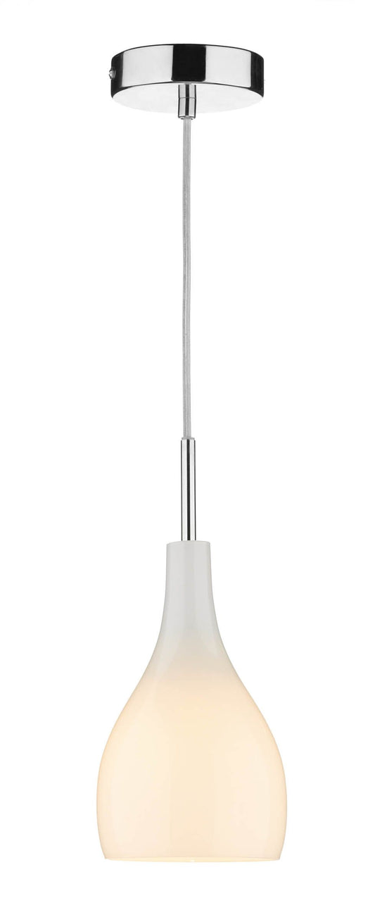 Soho 1 Light Pendant White