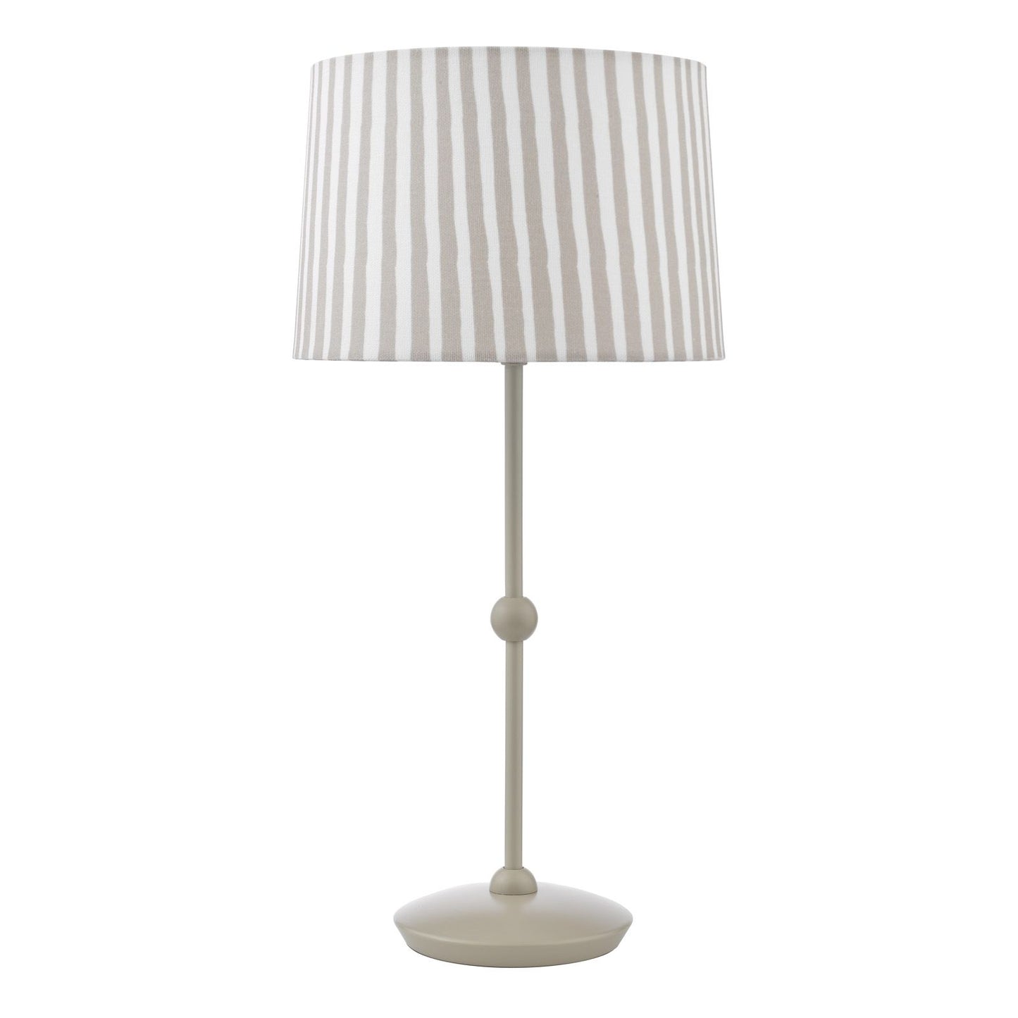 Sosa Table Lamp Matt Taupe With Shade