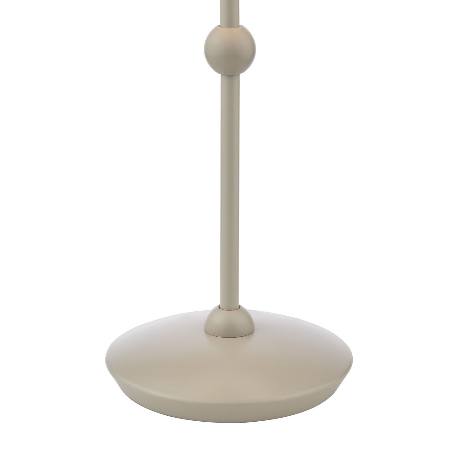 Sosa Table Lamp Matt Taupe With Shade