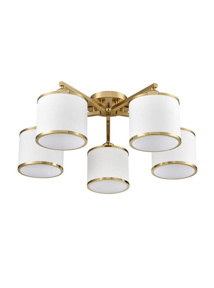 Sirius 5lt Fitting in Aged Brass