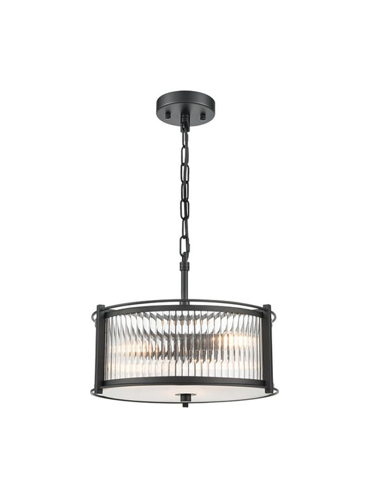 Sloane 3lt Ceiling fitting in matt black