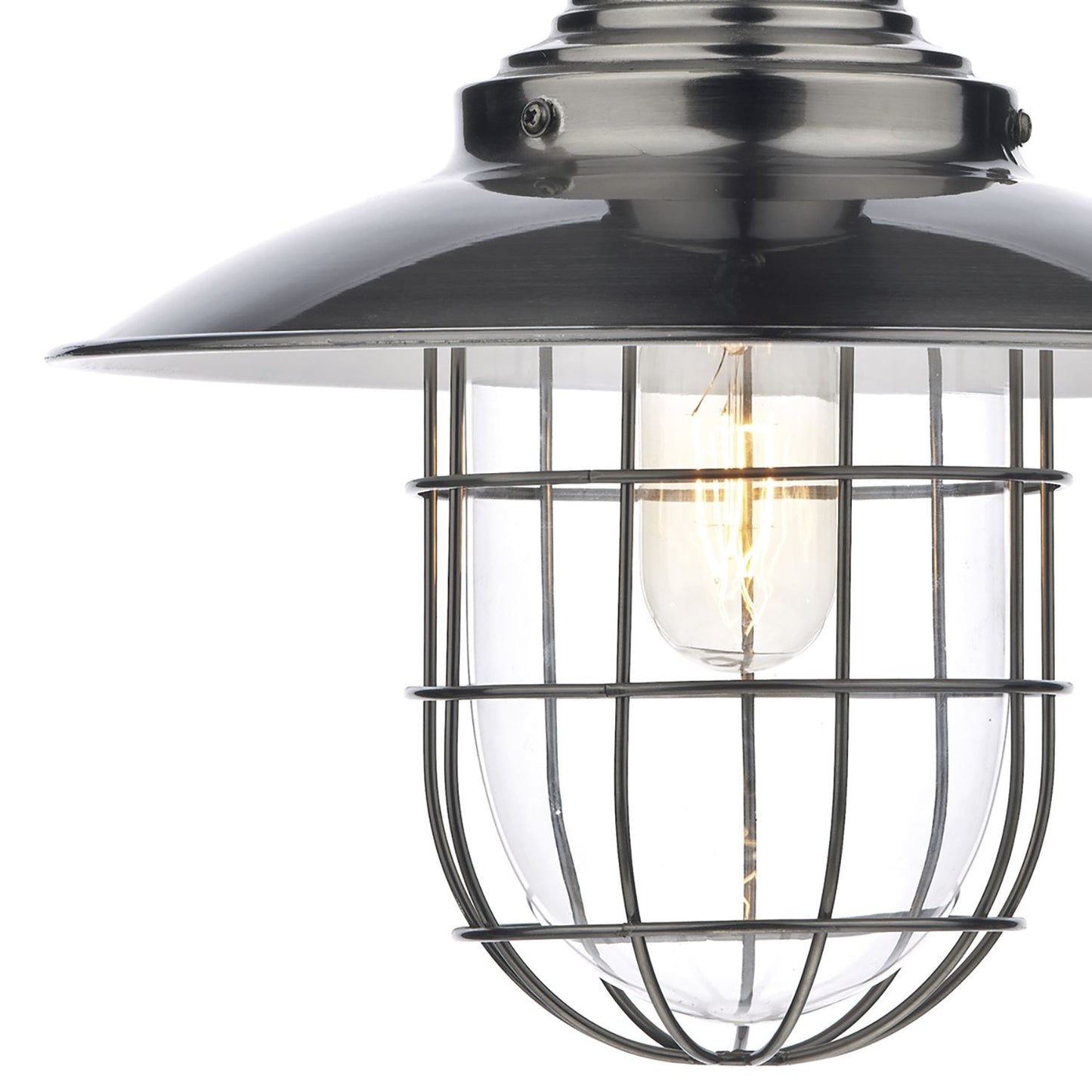 Terrace 1 Light Pendant Antique Chrome