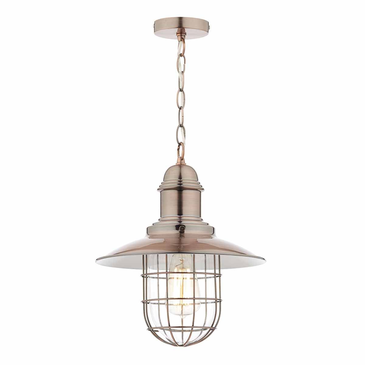 Terrace 1 Light Pendant Copper