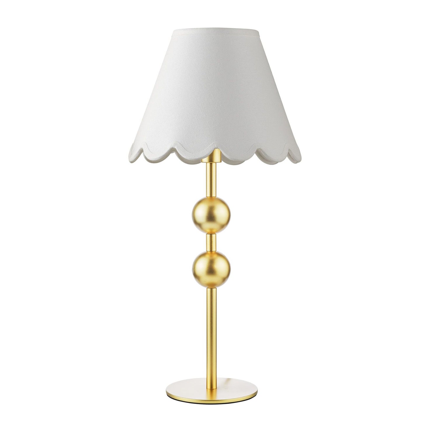 Tilda Table Lamp Satin Gold With Shade