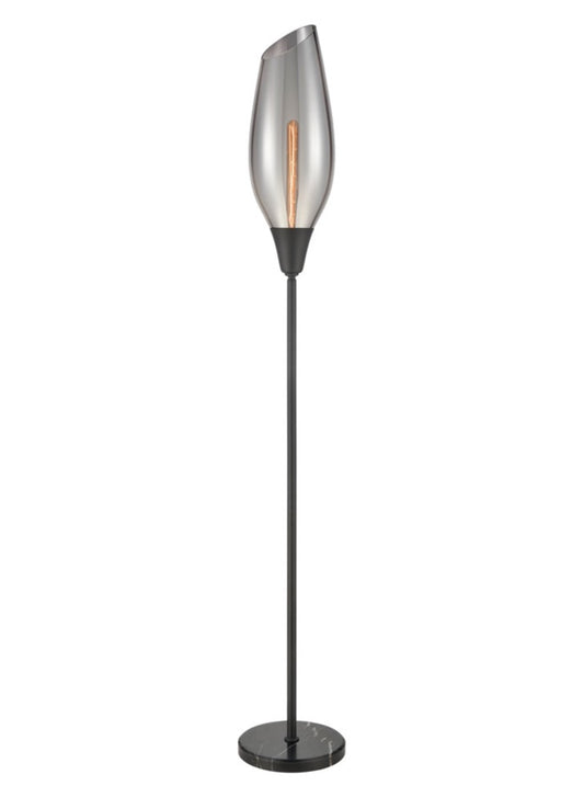 Taper Smoke Floor Lamp